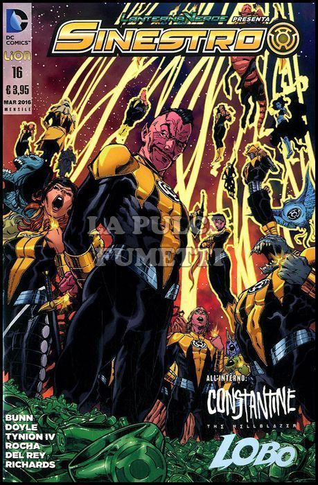 LANTERNA VERDE PRESENTA - SINESTRO # 16